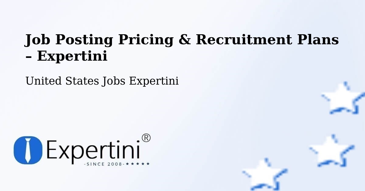 Job Posting Pricing & Recruitment Plans – Mesa - Mesa, United States Jobs Expertini