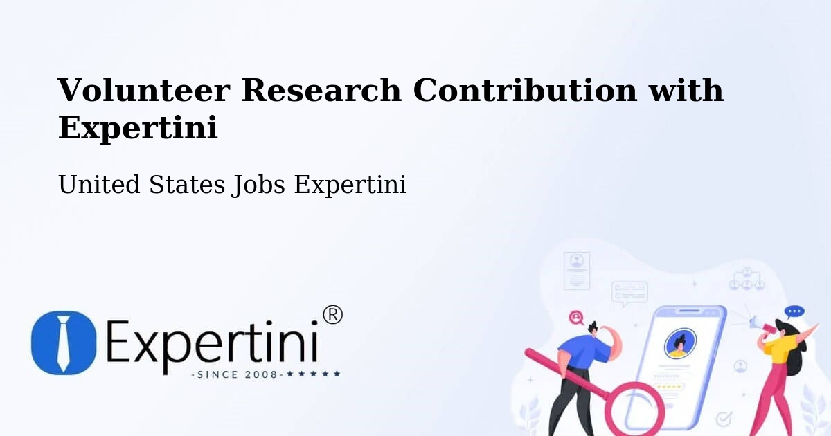 Volunteer Research Contribution Program – Mesa - United States Jobs Expertini